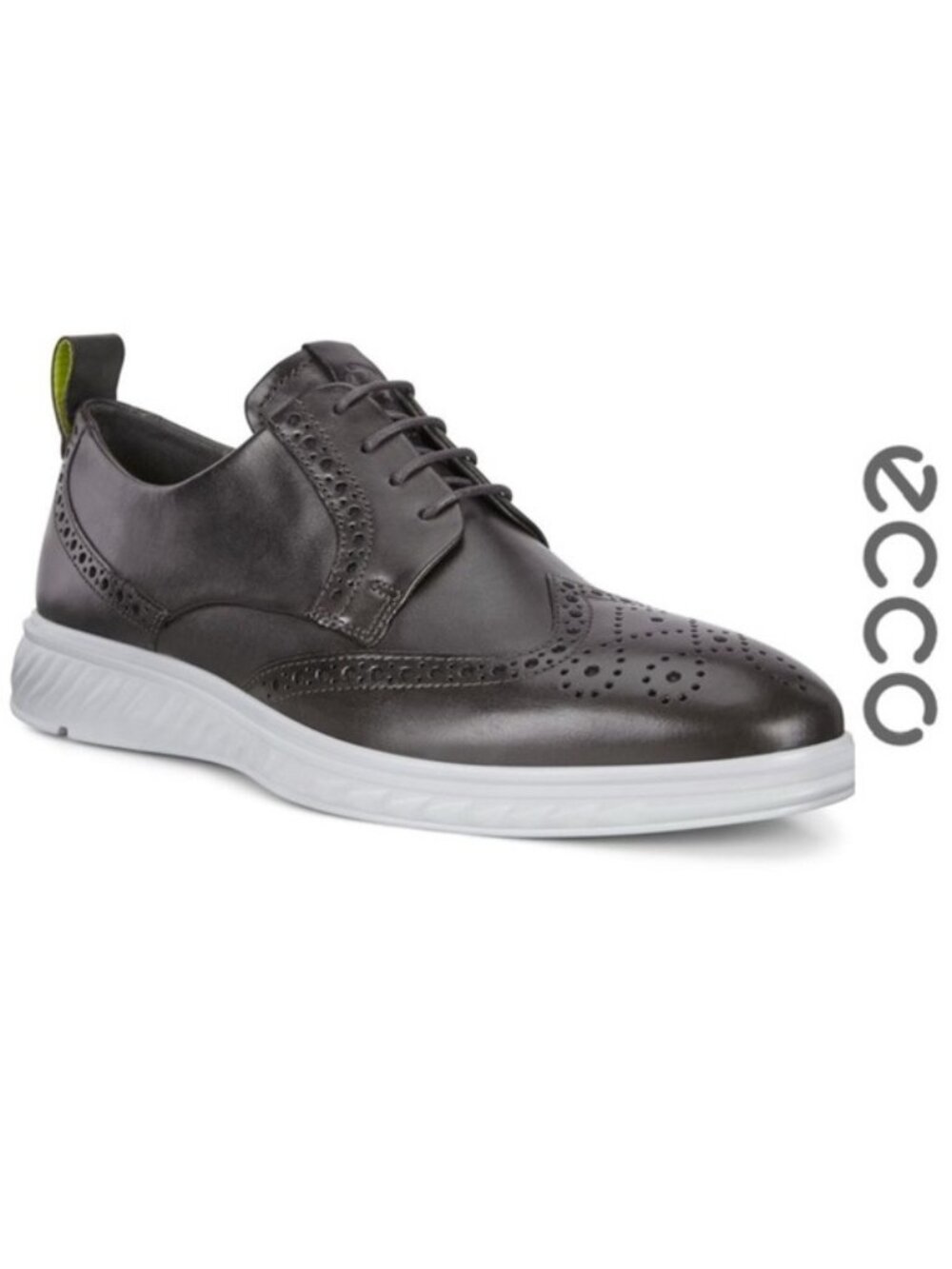 ECCO | Black ST.1 Hybrid Lite Wingtip Oxford shoes | Size 13
